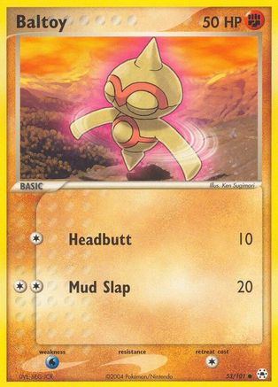 Baltoy 053/101 - Reverse Holofoil Hidden Legends