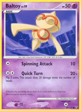 Baltoy 089/147 - Reverse Holofoil Supreme Victors