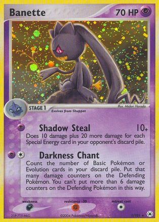 Banette 001/101 - Reverse Holofoil Hidden Legends