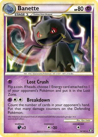 Banette 014/102 - Reverse Holofoil Triumphant