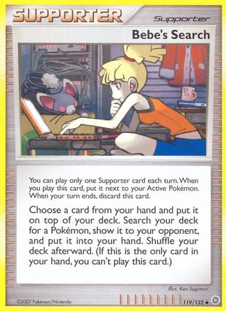 Bebe's Search 119/132 - Reverse Holofoil Secret Wonders