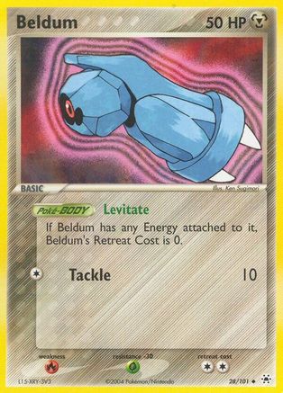 Beldum 028/101 - Reverse Holofoil Hidden Legends