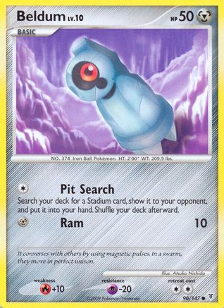 Beldum 090/147 - Reverse Holofoil Supreme Victors