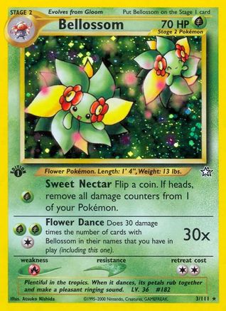 Bellossom 003/111 - 1st Edition Holofoil Neo Genesis