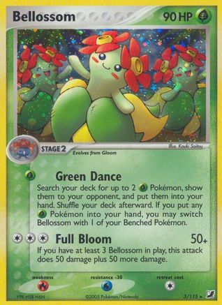 Bellossom 003/115 - Holofoil Unseen Forces