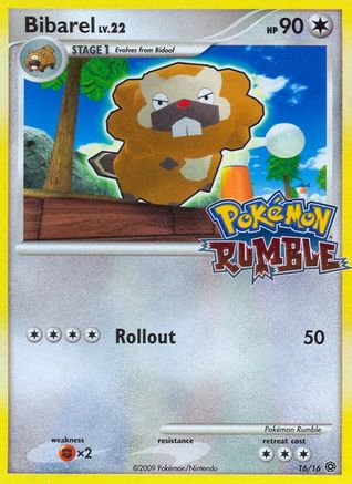 Bibarel 016 Rumble