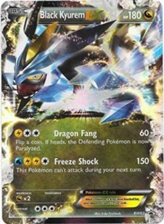 Black Kyurem EX BW62 - Holofoil Black and White Promos