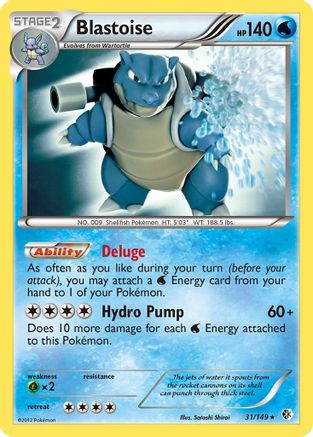 Blastoise 031/149 - Holofoil Boundaries Crossed