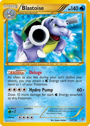Blastoise 137/135 - Holofoil Plasma Storm