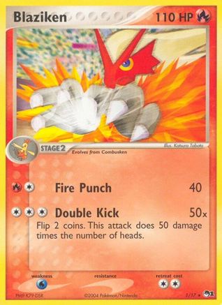 Blaziken 001/017 POP Series 1