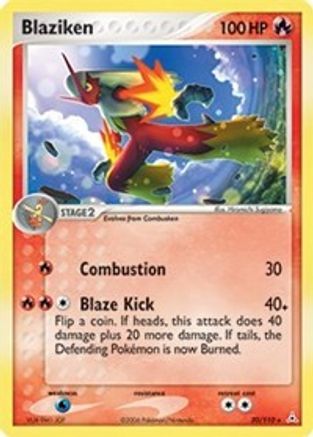 Blaziken 020/110 - Reverse Holofoil Holon Phantoms