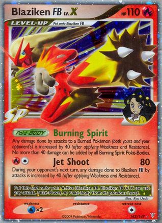 Blaziken FB Lv.X 142/147 - Holofoil Supreme Victors