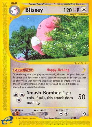 Blissey 006/147 - Reverse Holofoil Aquapolis