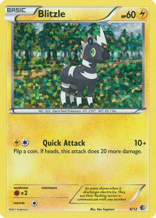 Blitzle 006/12 - Holofoil McDonalds Promos 2011