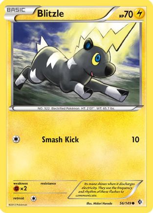Blitzle 056/149 - Reverse Holofoil Boundaries Crossed