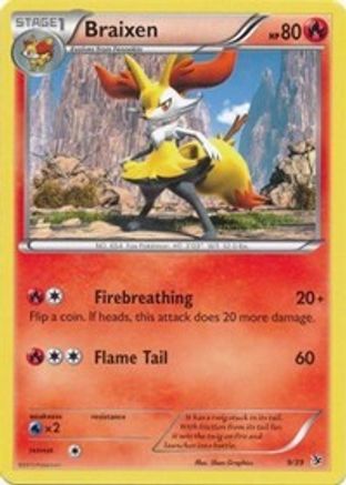 Braixen 009 - Holofoil Kalos Starter Set