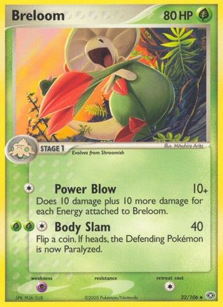 Breloom 022/106 - Reverse Holofoil Emerald