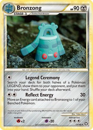 Bronzong 015/102 - Reverse Holofoil Triumphant