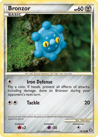 Bronzor 058/102 - Reverse Holofoil Triumphant