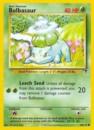 Bulbasaur 068/110 - Reverse Holofoil Legendary Collection