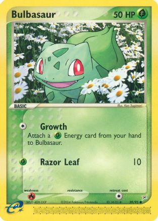 Bulbasaur 039/95 - Reverse Holofoil Team Magma vs Team Aqua