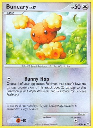Buneary 055/99 - Reverse Holofoil Arceus