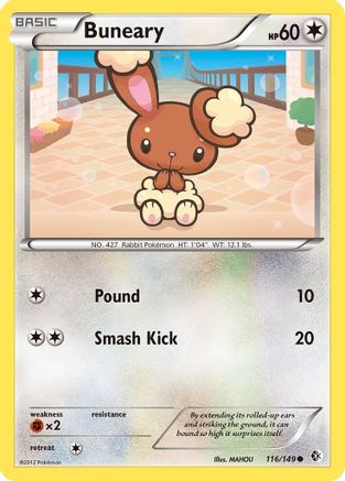 Buneary 116/149 - Reverse Holofoil Boundaries Crossed