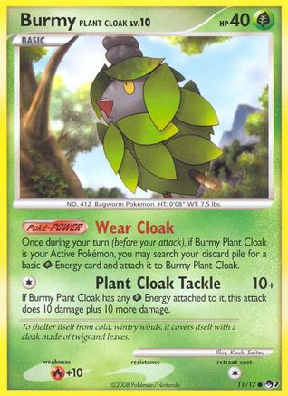 Burmy Plant Cloak 011 POP Series 7