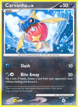 Carvanha 081/132 - Reverse Holofoil Secret Wonders