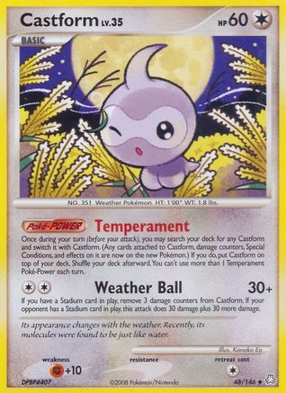 Castform 048/146 - Reverse Holofoil Legends Awakened
