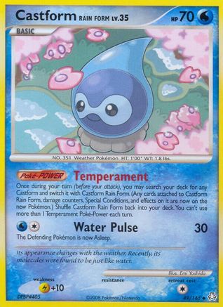 Castform Rain Form 049/146 - Reverse Holofoil Legends Awakened