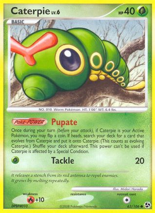 Caterpie 063/106 - Reverse Holofoil Great Encounters
