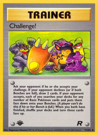 Challenge! 074/82 - 1st Edition Team Rocket
