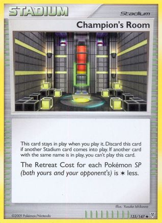 Champion's Room 135/147 - Reverse Holofoil Supreme Victors
