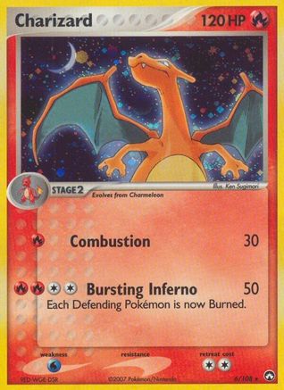 Charizard 006/108 - Reverse Holofoil Power Keepers