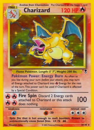 Charizard 003/110 - Reverse Holofoil Legendary Collection