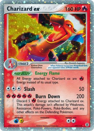 Charizard ex 105/112 - Holofoil FireRed & LeafGreen