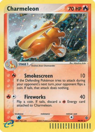 Charmeleon 099/97 - Holofoil Dragon