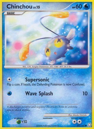 Chinchou 087/146 - Reverse Holofoil Legends Awakened