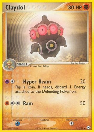 Claydol 031/101 - Reverse Holofoil Hidden Legends
