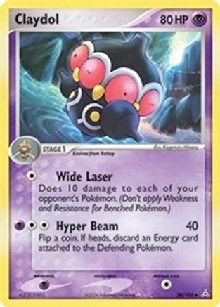 Claydol 038/110 - Reverse Holofoil Holon Phantoms