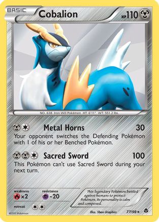 Cobalion 077/98 - Holofoil Emerging Powers