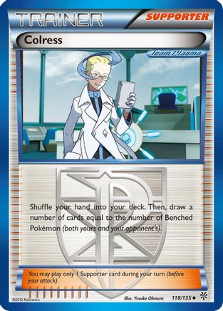 Colress (Team Plasma) 118/135 - Reverse Holofoil Plasma Storm