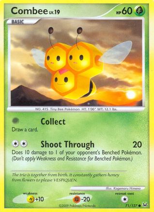 Combee 071/127 - Reverse Holofoil Platinum