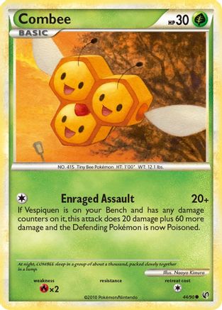 Combee 044/90 - Reverse Holofoil Undaunted