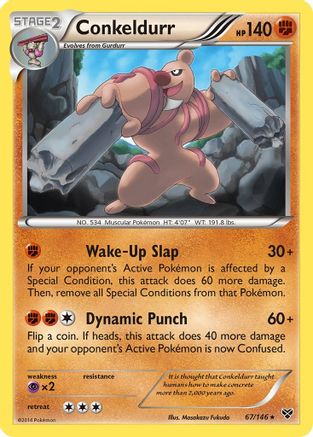 Conkeldurr 067/146 XY Base Set