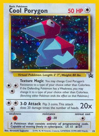 Cool Porygon 015/53 - Holofoil WoTC Promo