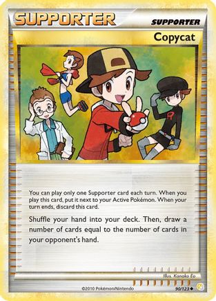 Copycat 090/123 - Reverse Holofoil HeartGold SoulSilver