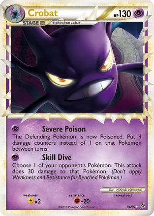 Crobat (Prime) 084/95 - Holofoil Unleashed