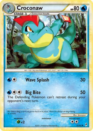 Croconaw 041/95 - Reverse Holofoil Call of Legends